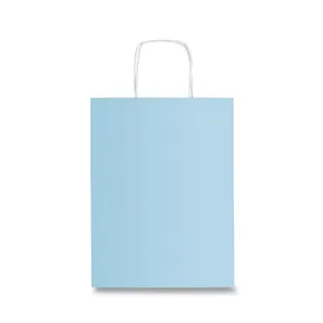 Geschenktüte Tinta Unita Pastell sv. blau, m